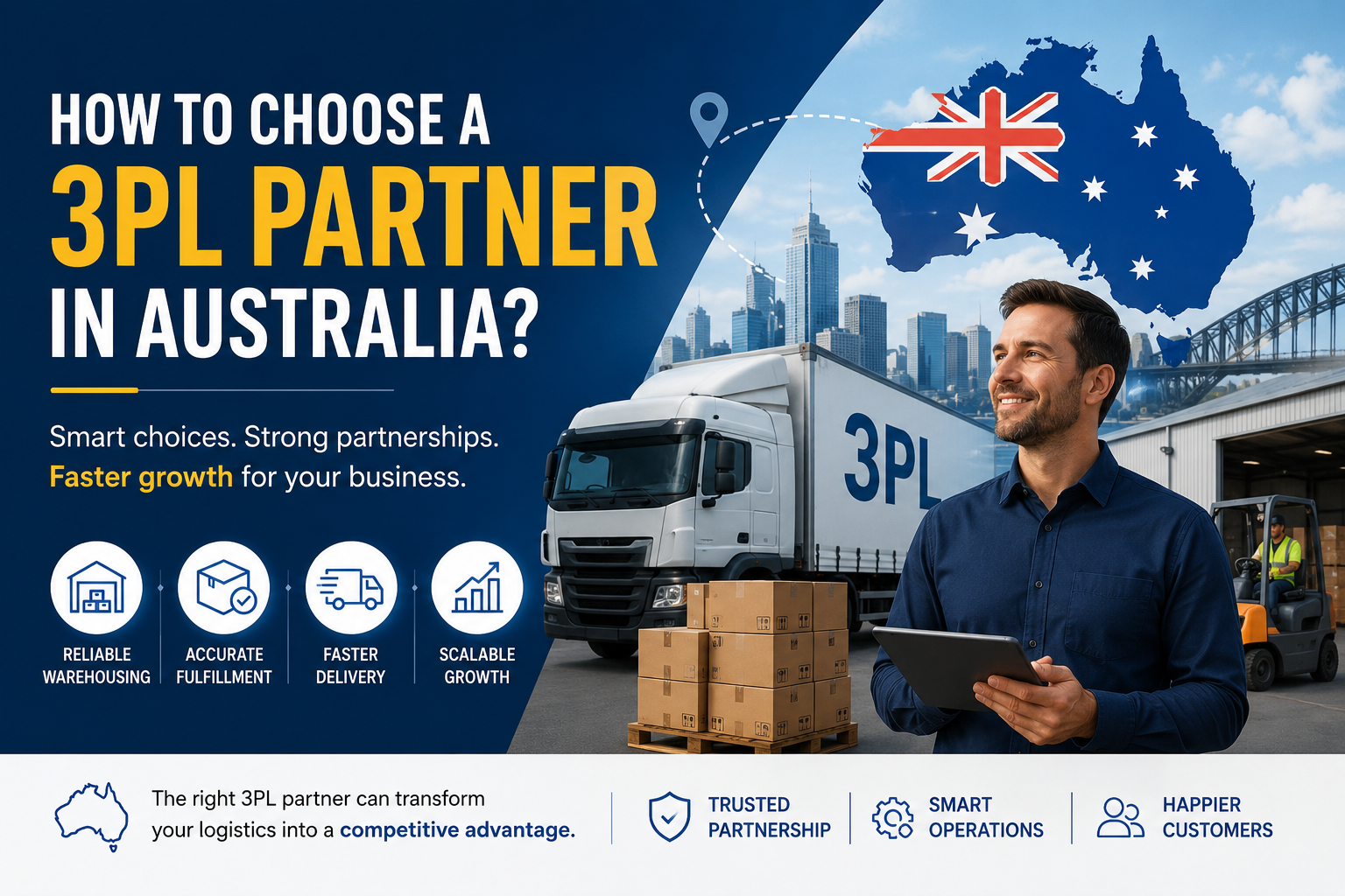 How to choose a 3PL partner in Australia